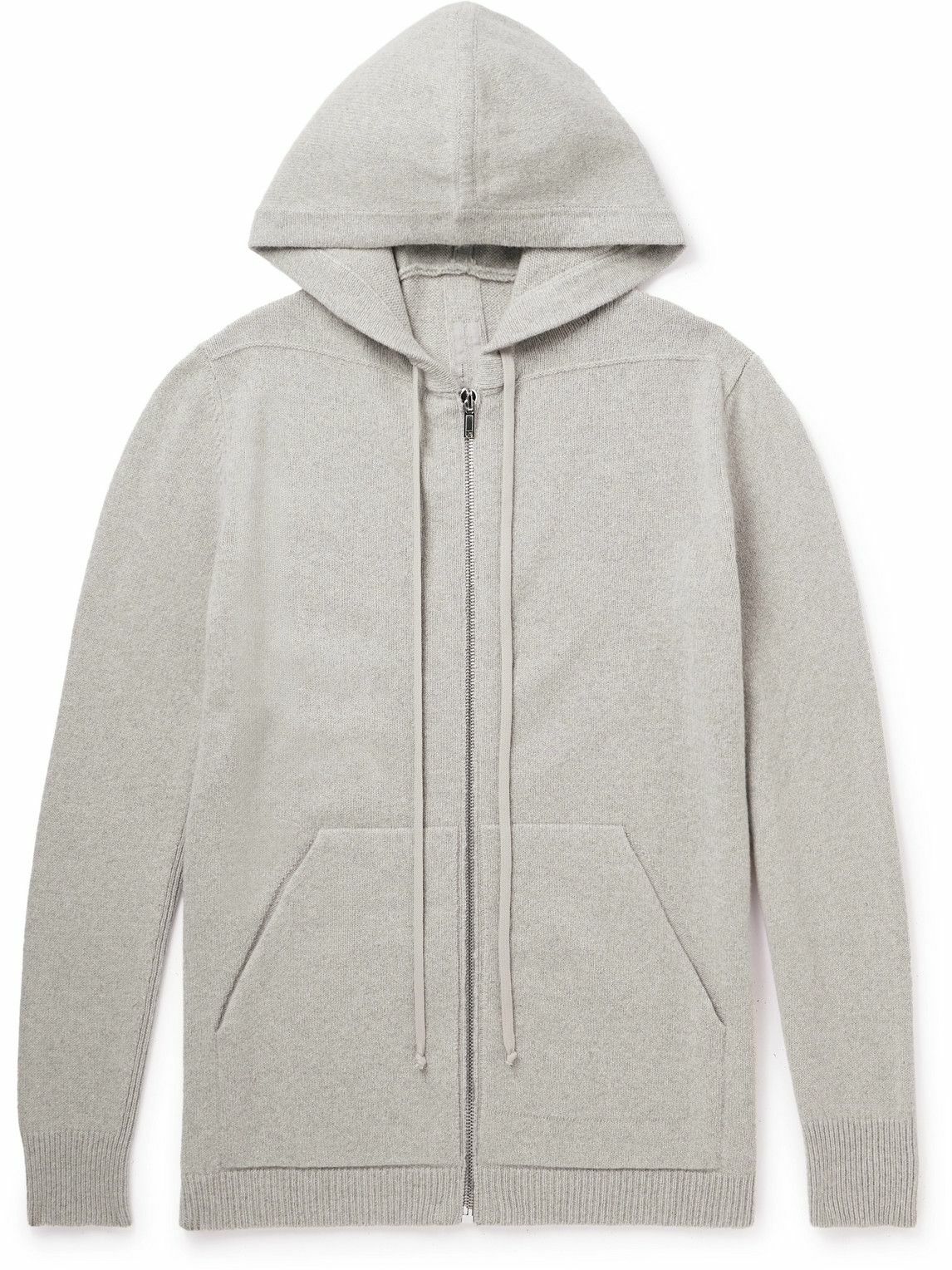 Rick Owens - Cashmere and Wool-Blend Zip-Up Hoodie - Gray Rick Owens