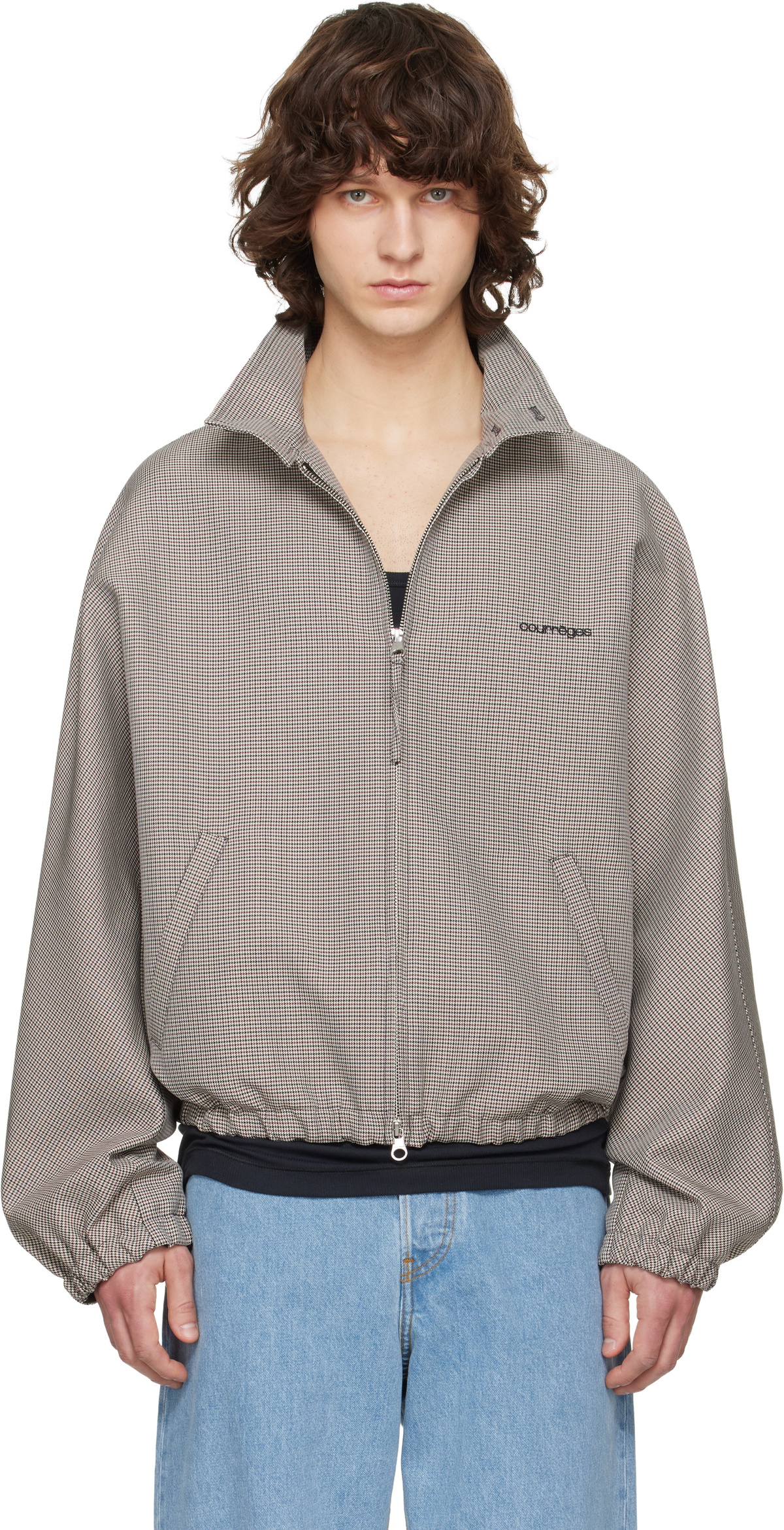Namacheko Brown Walfang Pin Tuck Coat Namacheko