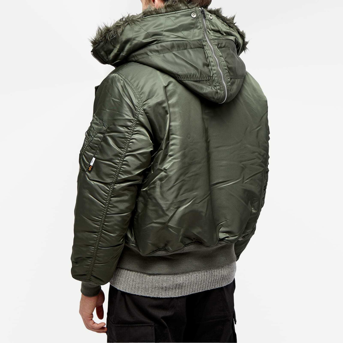 WTAPS Men's x Alpha Industries N-3B Parka Jacket in Olive Drab WTAPS
