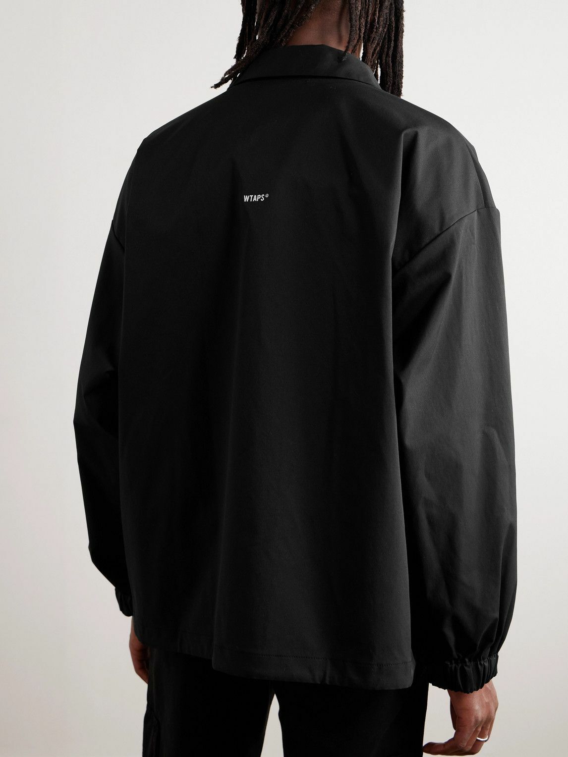 WTAPS - Chief Logo-Appliquéd Shell Jacket - Black WTAPS