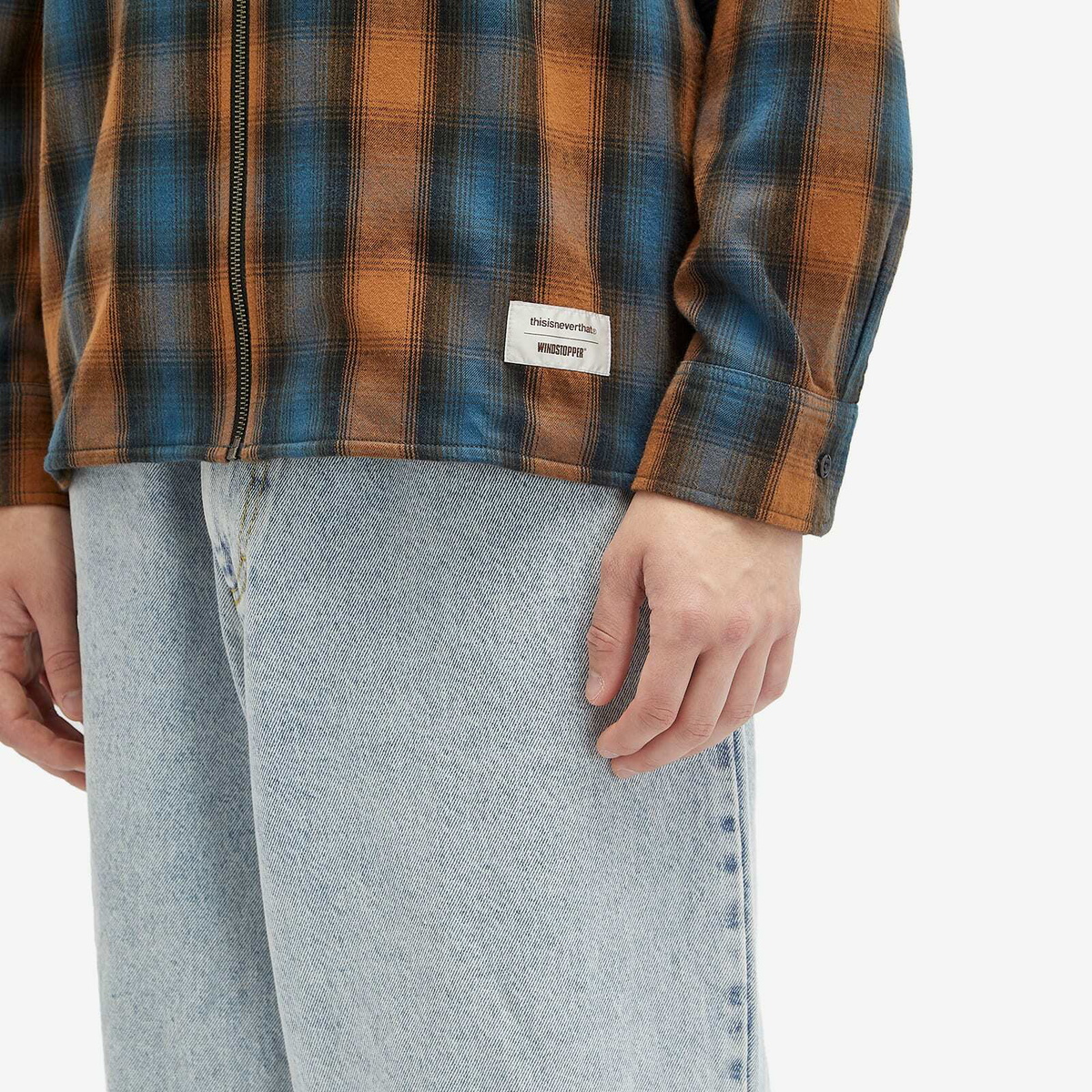 thisisneverthat Men's x Gore-Tex Windstopper Shaggy Check Shirt in