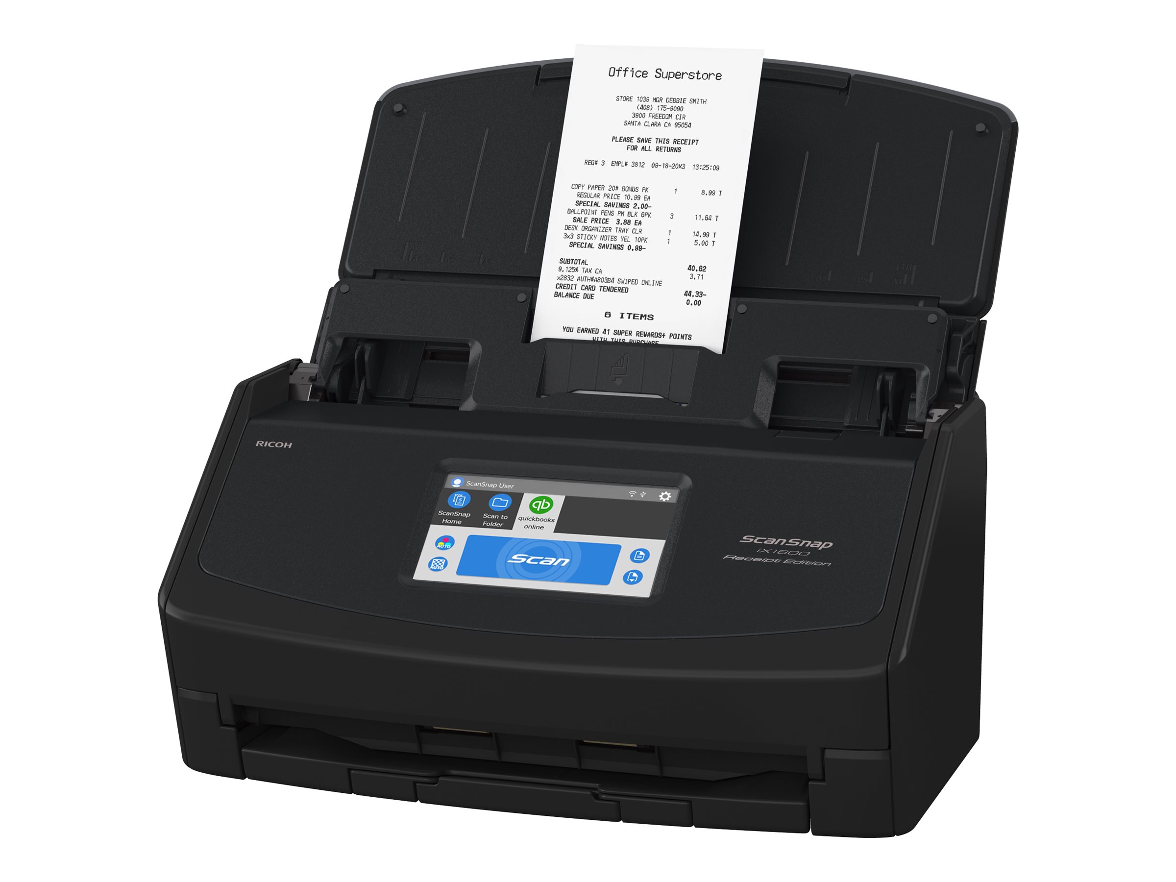 Ricoh ScanSnap iX1600 | Overview, Specs, Details | SHI