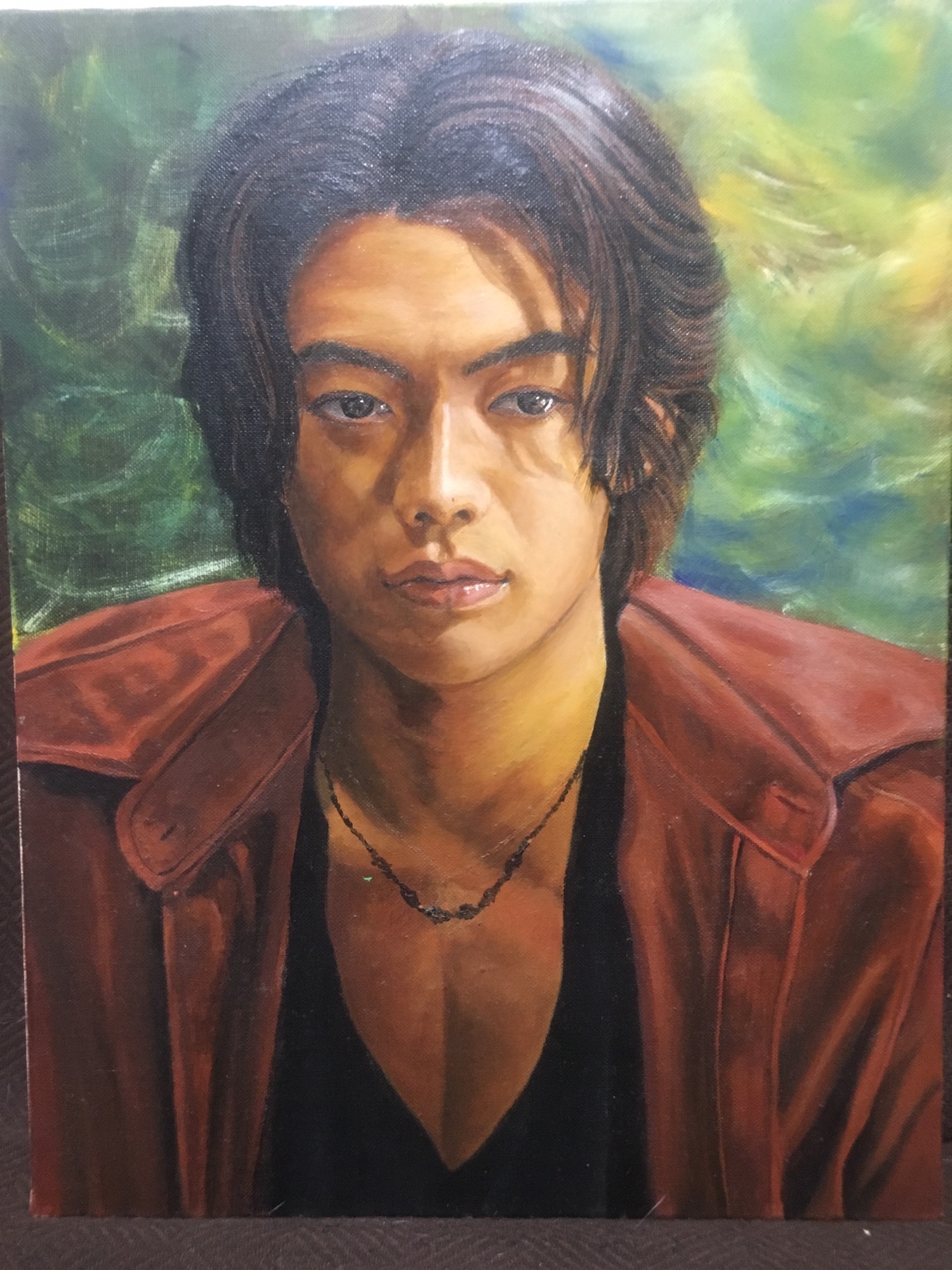 人物画F6サイズ(油絵) | ニャンコとの暮らしの中で生まれた作品達