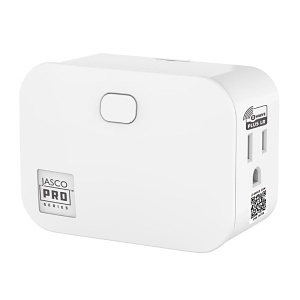 Jasco 76724 800 Series Z-Wave Plus Plug-In Switch, Dual Outlet