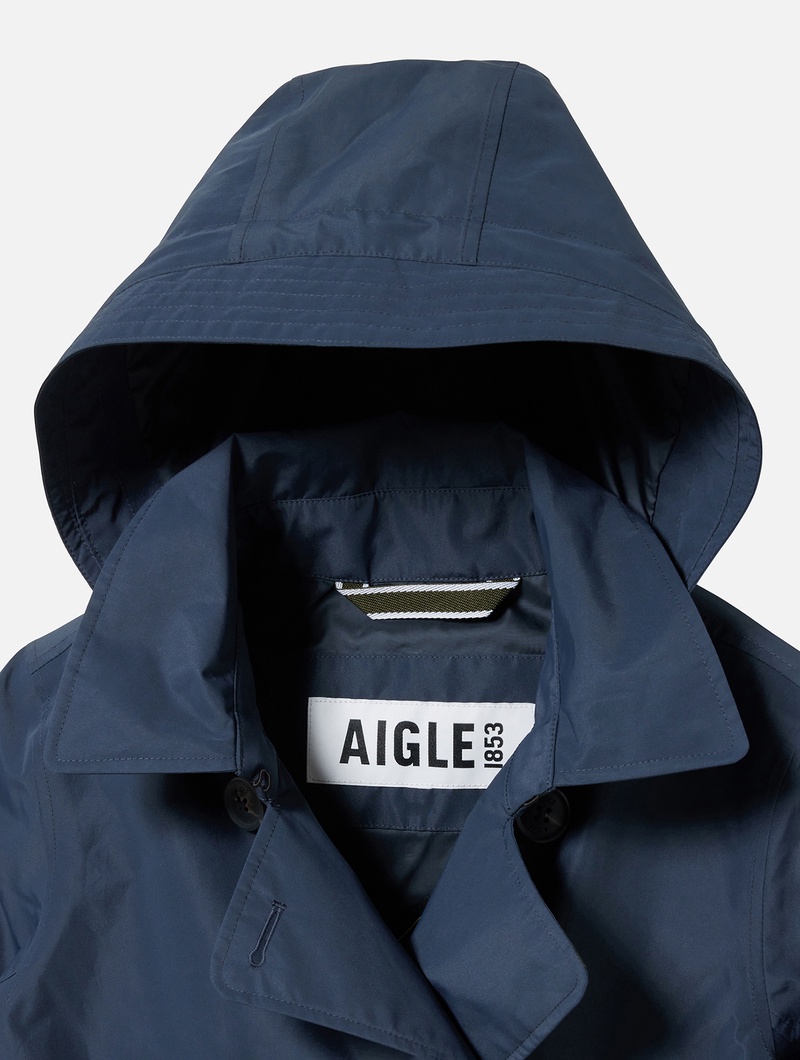 レディース ゴアテックス フーデッドトレンチコート ZBFBA92 - AIGLE