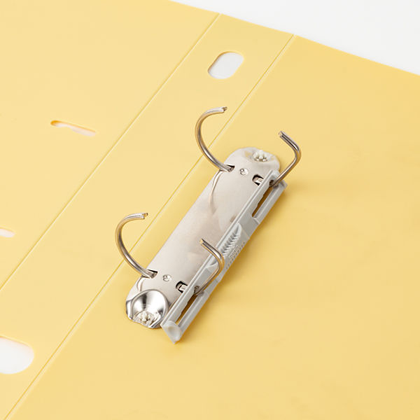 セキセイ ロックリングファイル D型2穴 A4タテ 背幅43mm イエロー F