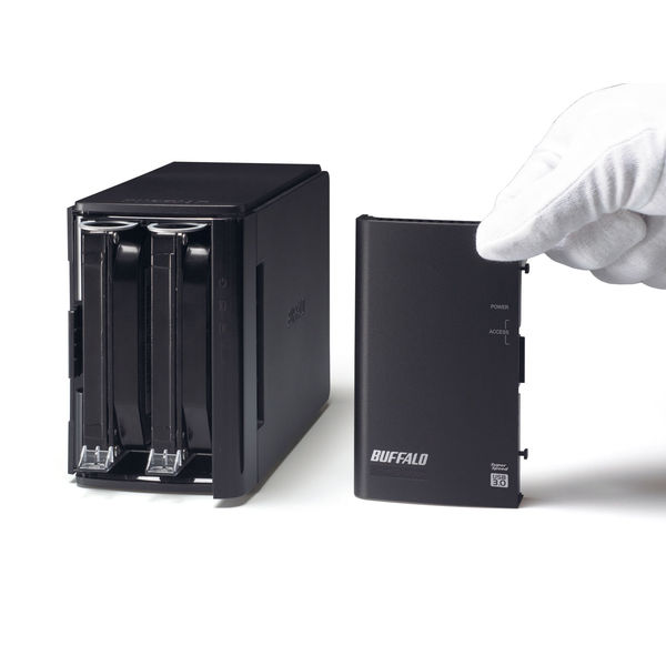 バッファロー ミラーリング機能搭載外付けHDD HD-WL4TU3/R1J 4TB