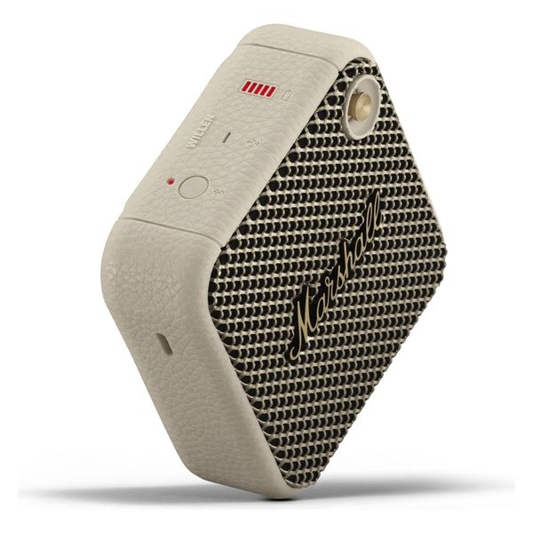 Marshall ワイヤレスポータブル防水Bluetoothスピーカー クリーム