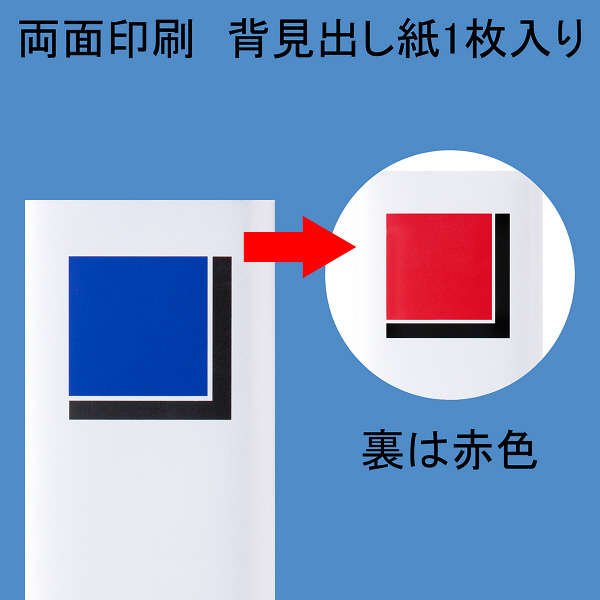 復活特別価格】アスクル パイプ式ファイル A4タテ 両開き エコノミー