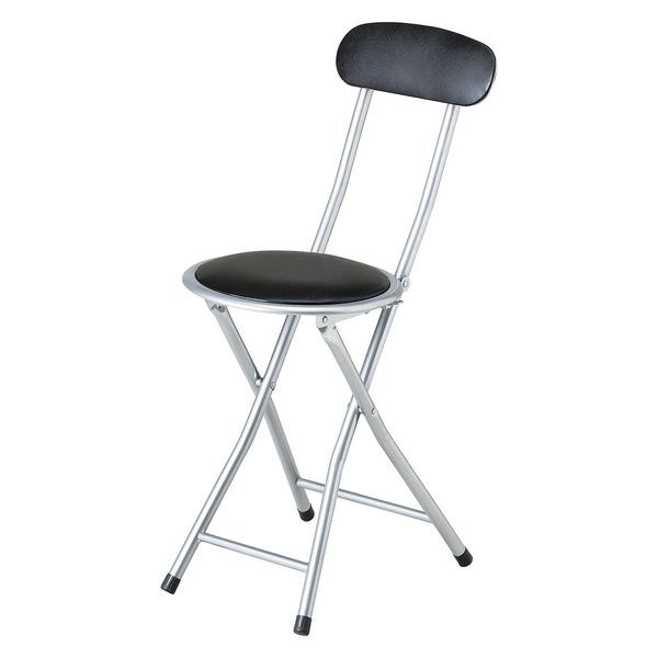 パール金属 背付き折りたたみパイプイス N-7872 1個（直送品） - アスクル