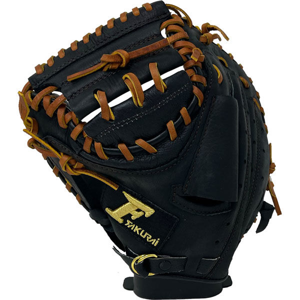 FALCON（ファルコン） 野球 少年用 軟式キャッチャーミット ブラック