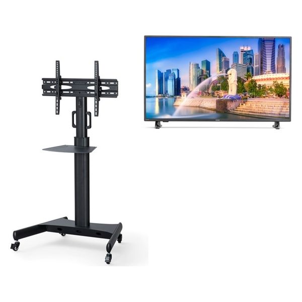 設置込】アイリスオーヤマ 50インチ液晶モニタースタンドセット ILD