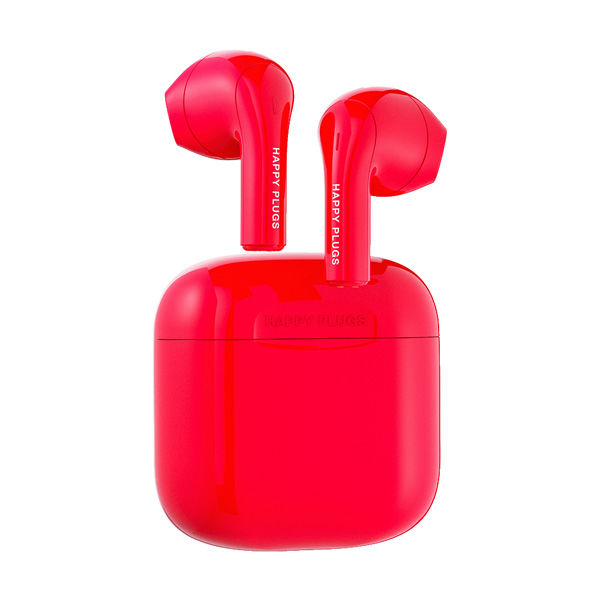 happy plugs 完全ワイヤレスイヤホン レッド JOY-RED1723 1個（直送品
