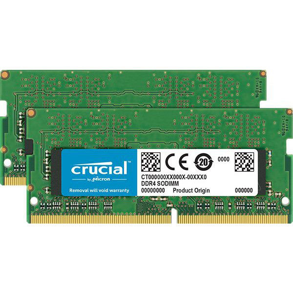 crucial 32GB Kit DDR4 2666 MT/s CL19 DR x8 SODIMM CT2K16G4SFD8266
