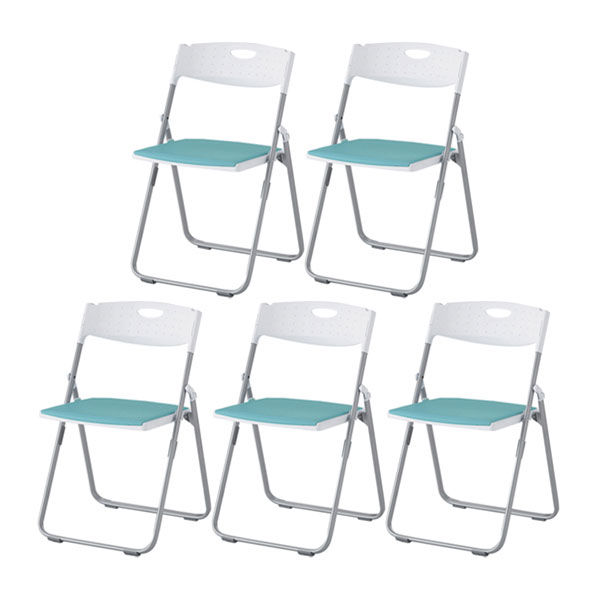 アイリスチトセ 水平スタッキング折りたたみチェア ダブルクッション