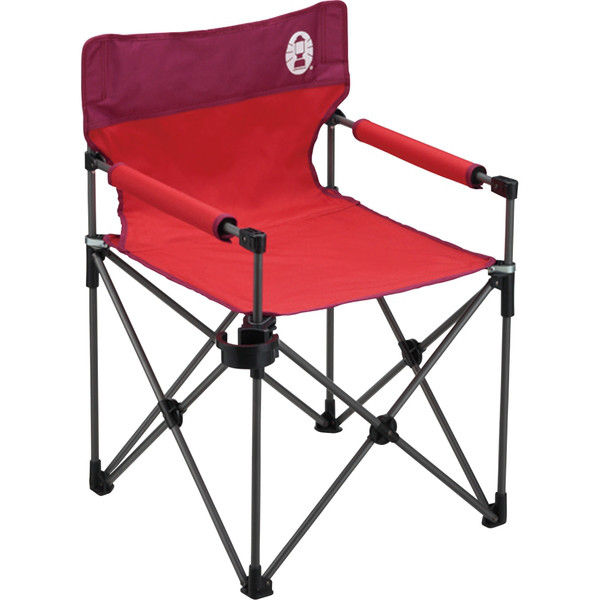 コールマン カップホルダー付スリムチェア レッド 2000010513（直送品