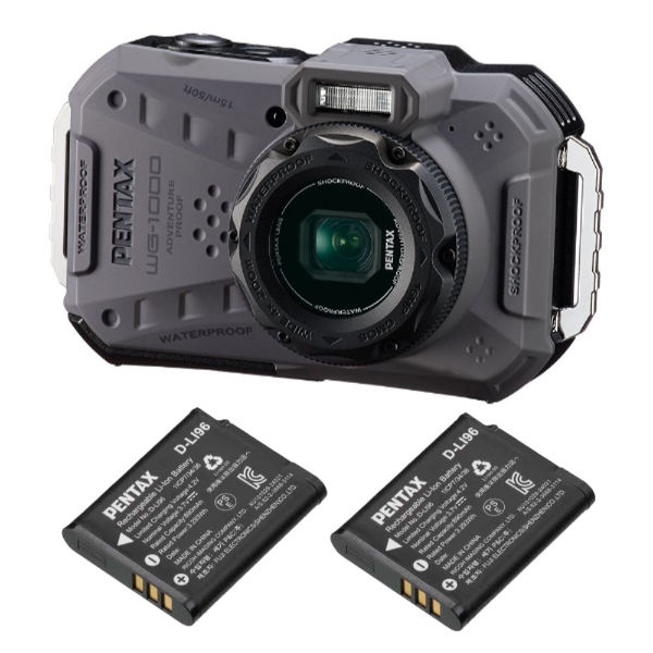 PENTAX 防水・防塵 工事用デジタルカメラ WG-1000バッテリーセット