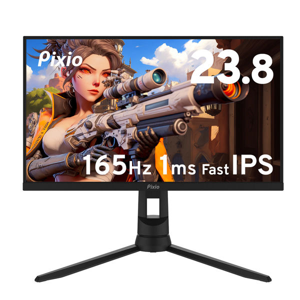 Pixio ゲーミングモニター 23.8インチ 165Hz IPS ブラック PX248PRO-O