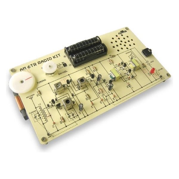 アドウィン キットで遊ぼう電子回路 6石AMラジオ編 ECB-1000T 1セット