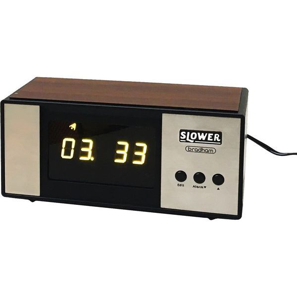 TRI SLOWER DESK CLOCK LED 置き時計 bradham(ブラハム) ブラック