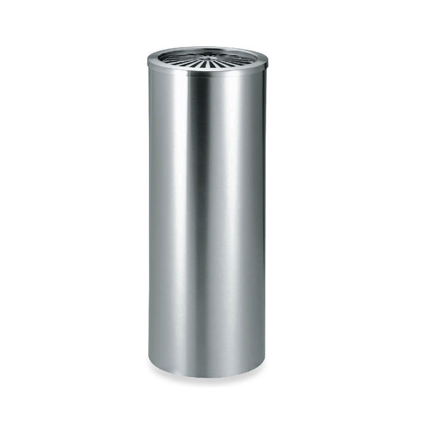 テラモト ステンレス丸型灰皿スタンド （直送品） - アスクル