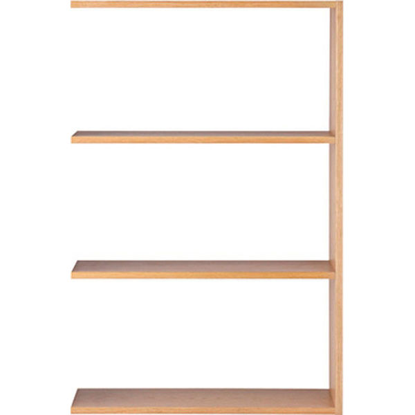 無印良品 スタッキングシェルフ ワイド 追加3段 オーク材 幅79.5×奥行