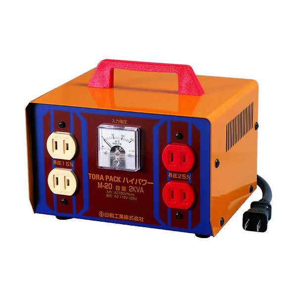 日動工業 NICHIDO 昇圧専用トランス 普及型(連続定格) 2KVA 2芯タイプ