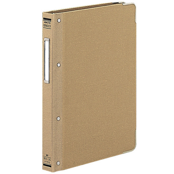 コクヨ バインダーMP B5 総布貼 角金具 26穴 100枚収容 ハ-110 - アスクル