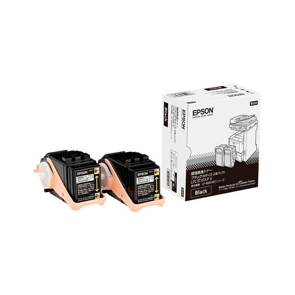 エプソン (EPSON) LPC3T 純正インクカートリッジ ブラック 1個 - アスクル