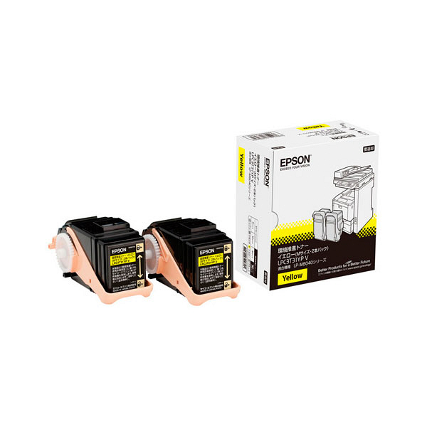 エプソン (EPSON) LPC3T 純正インクカートリッジ イエロー 1個 - アスクル