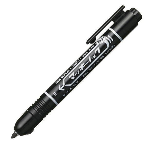 ゼブラ 限定 マッキーノック 細字 黒 5本入+1本増量 P-YYSS6-BK5-OM 1