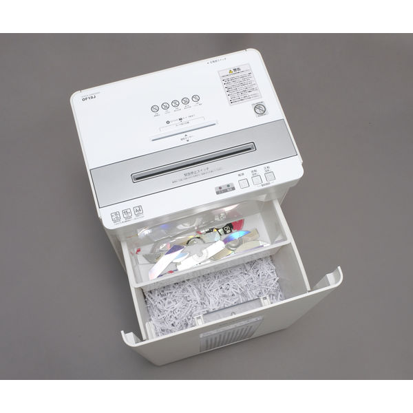 A4 クロスカットオフィスシュレッダー（30L/最大18枚細断） OF18J