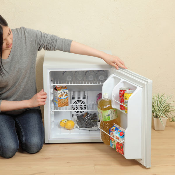 SunRuck 48L 1ドア電子冷蔵庫 冷庫さん レッド SR-R4803RD 1個（直送品