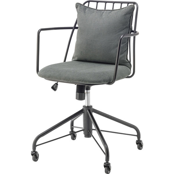 東谷 ROOM ESSENCE デスクチェア グレー PC-81GY 1台（直送品） - アスクル