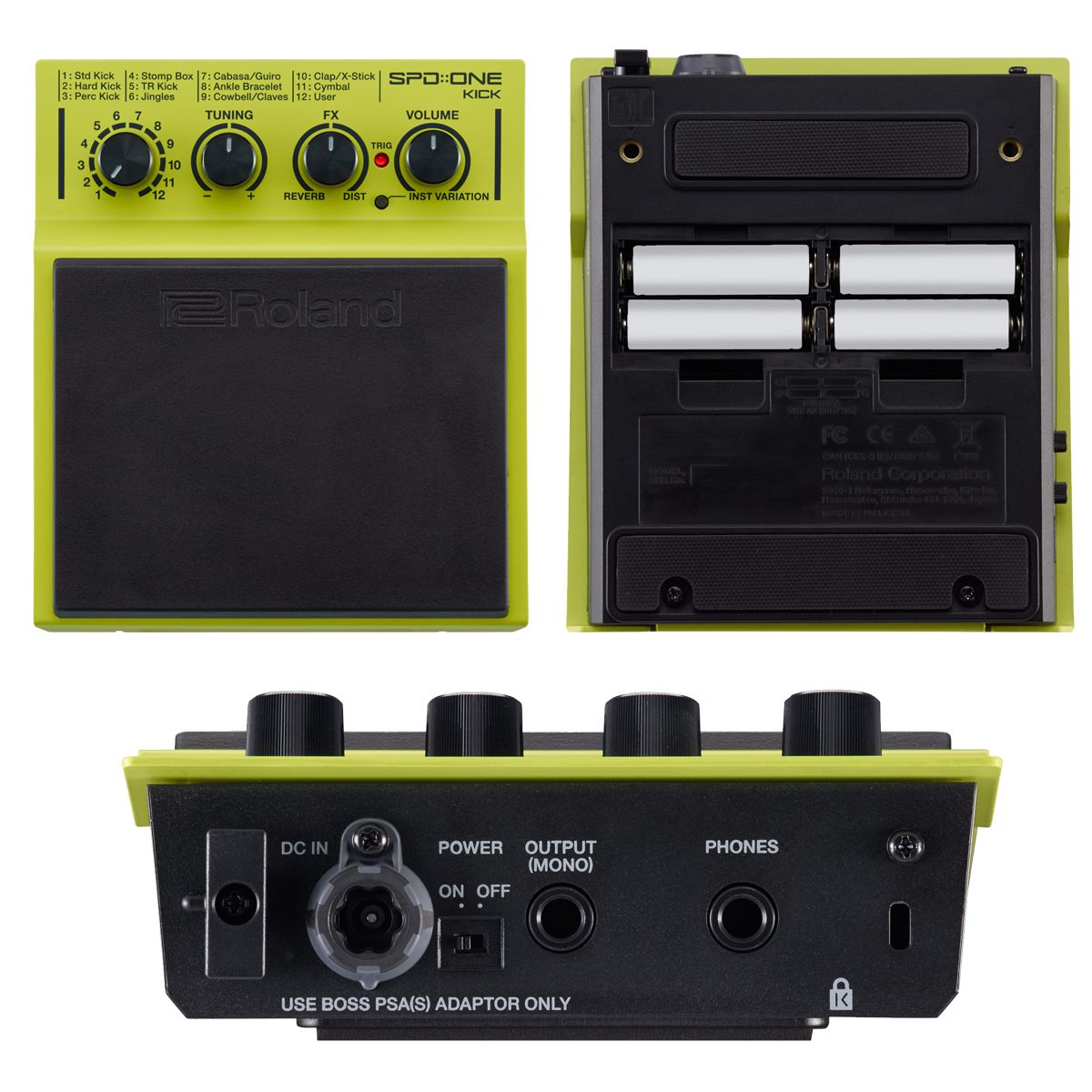 Pad de Percussão SPD One Kick Pad SPD-1K - Roland - AudioDriver