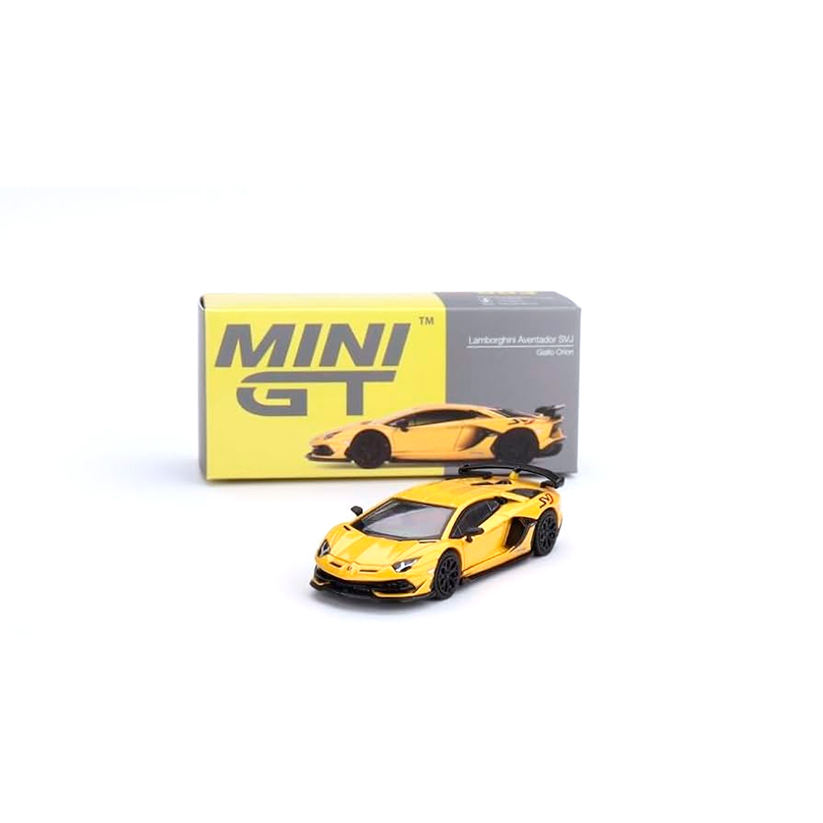 Miniatura Diecast Mini GT 1:64 Lamborghini Aventador SVJ #563