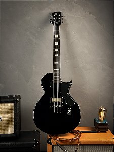 Guitarra Esp Ltd Ex-200 Lex200blk - Black - Explorer - Humbucker