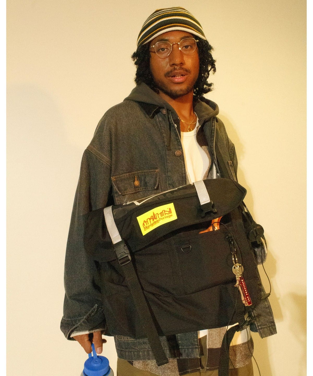 BEAMS [別注BEAMS Manhattan Portage / 1607（包斜背包）BEAMS |