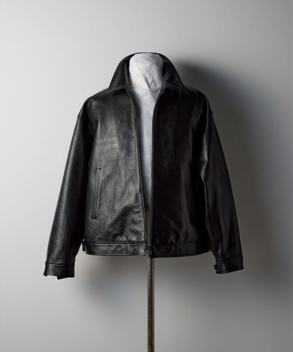 BEAMS（ビームス）the A / Leather Zip Blouson（ブルゾン レザー
