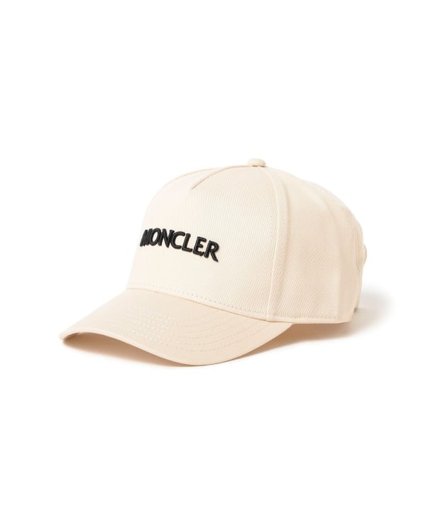 BEAMS F（ビームスF）MONCLER / 刺繍ロゴ ベースボール キャップ（帽子