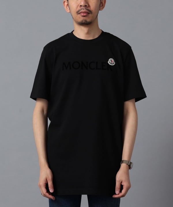 BEAMS F（ビームスF）MONCLER / ロゴ クルーネック Tシャツ（Tシャツ