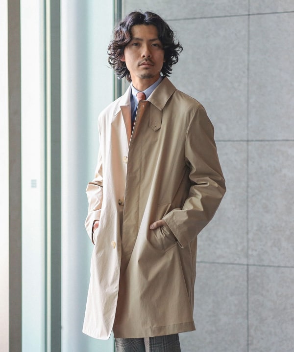 BEAMS F（ビームスF）MACKINTOSH / DUNKELD SHORT ポリエステル ステン