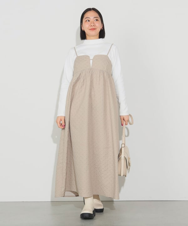 BEAMS HEART（ビームス ハート）【タイムセール】ふくれ ワンピース