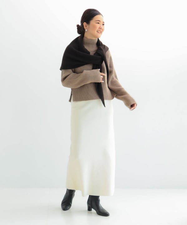 Demi-Luxe BEAMS（デミルクス ビームス）サイドジップ リブ プル