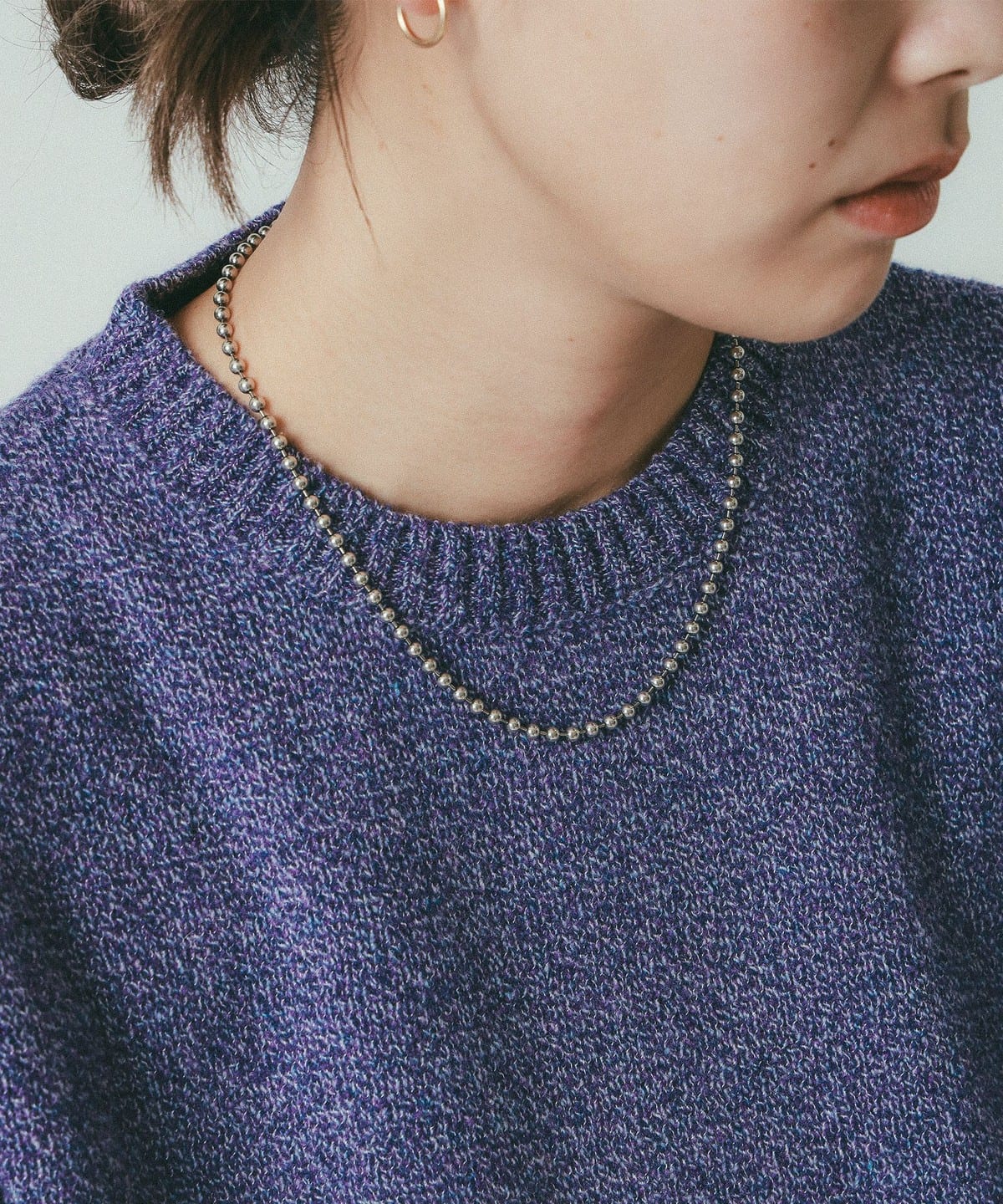 Bill Wall Leather（ビルウォールレザー）N876 - 4mm Ball Chain Skull