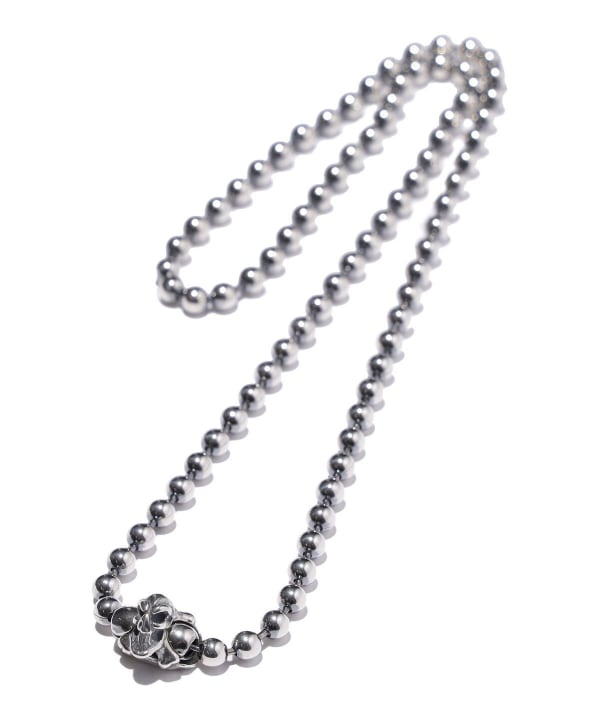 Bill Wall Leather（ビルウォールレザー）N876 - 4mm Ball Chain Skull
