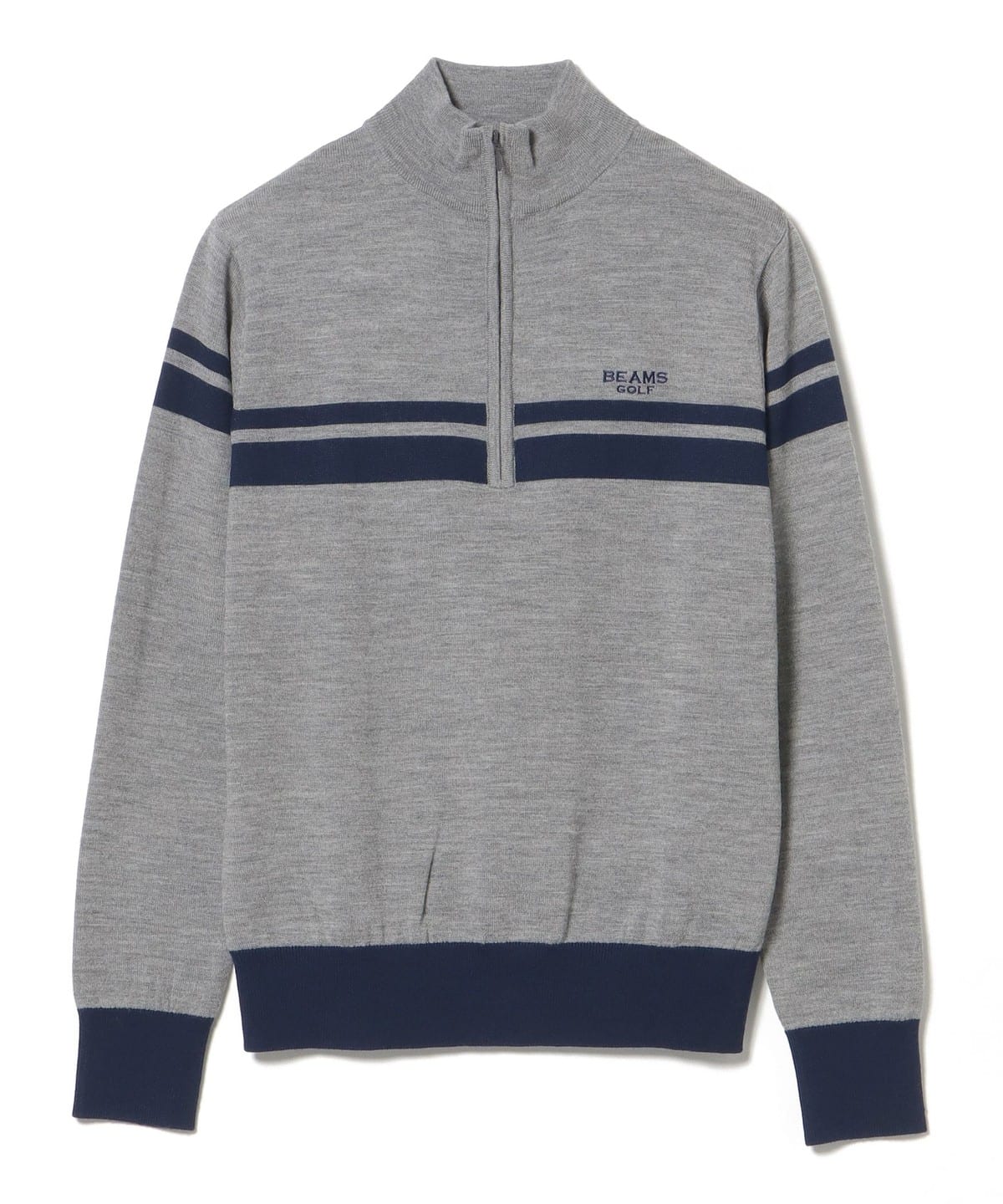 BEAMS GOLF（ビームス ゴルフ）PURPLE LABEL / ハーフジップ ボーダー