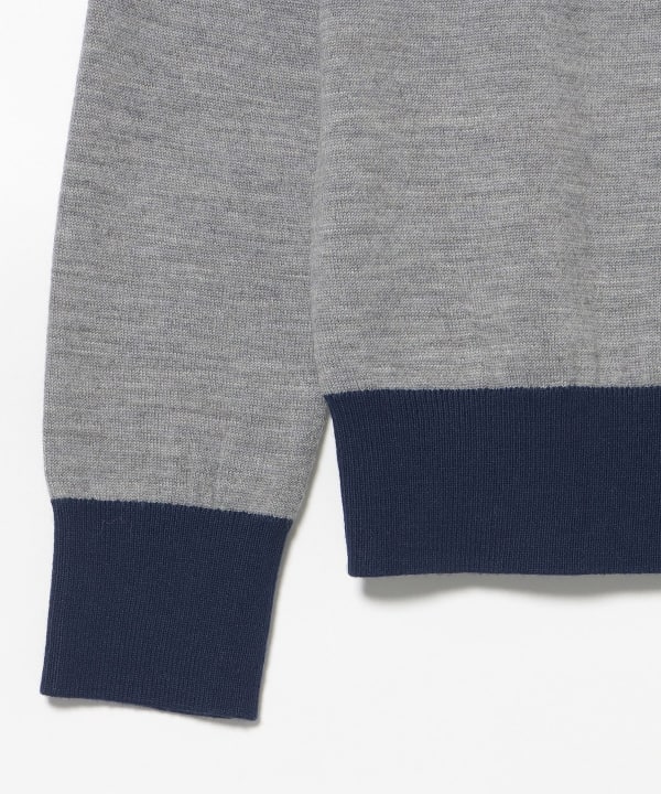 BEAMS GOLF（ビームス ゴルフ）PURPLE LABEL / ハーフジップ ボーダー