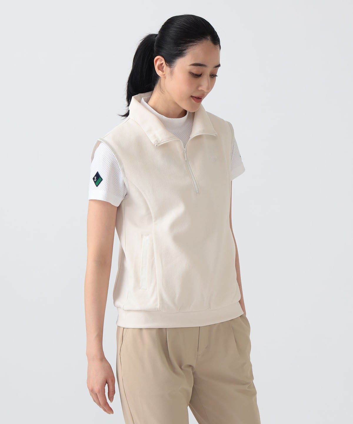 BEAMS GOLF（ビームス ゴルフ）PURPLE LABEL / ツイル ハーフジップ