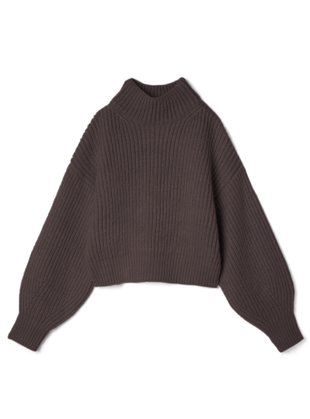 ボリュームスリーブハイネックニットトップス[an966] | レディース